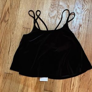 NWT beautiful crushed velvet LIKELY tank